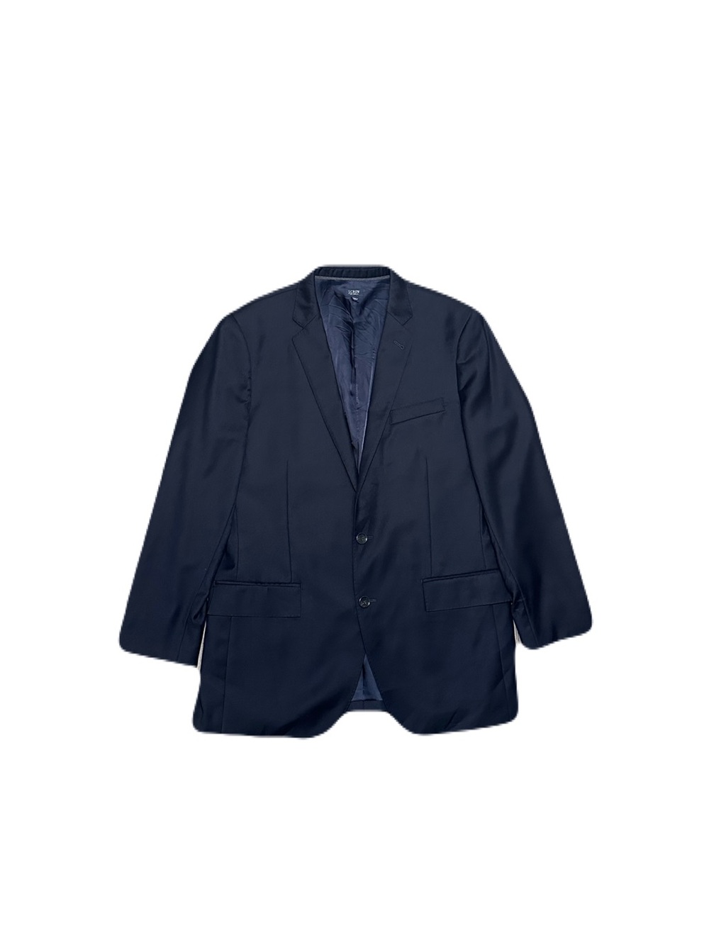 J.Crew Ludlow Loro Pian Blazer 41R Navy Blue a Super 120s Wool Suit Jacket
